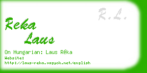 reka laus business card
